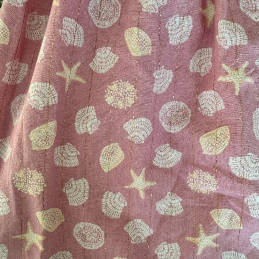 OshKosh Toddler Girl Pink Seashell Print Sundress Summer Dress beach- Size 4T